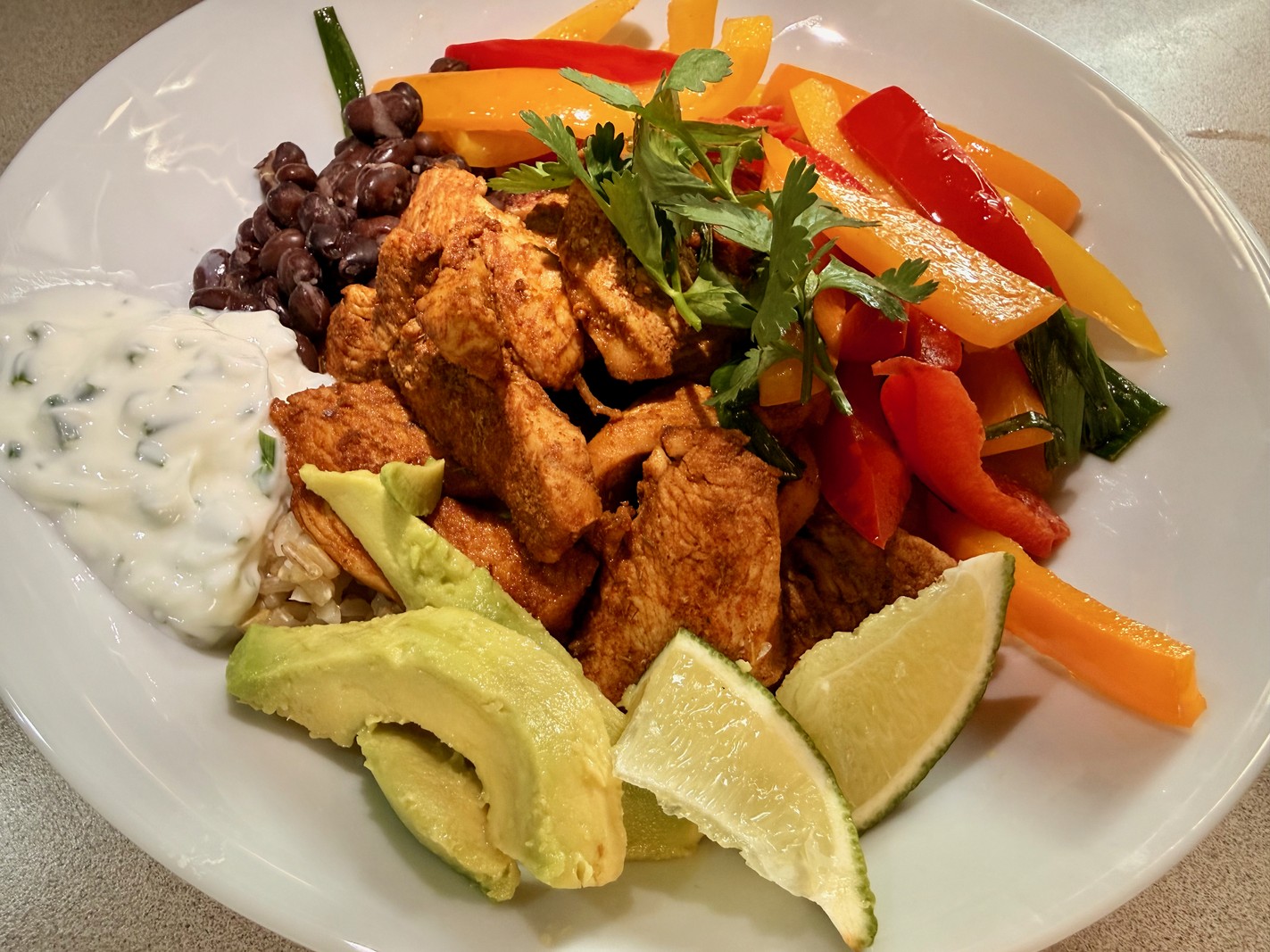 Chicken Fajita Bowls